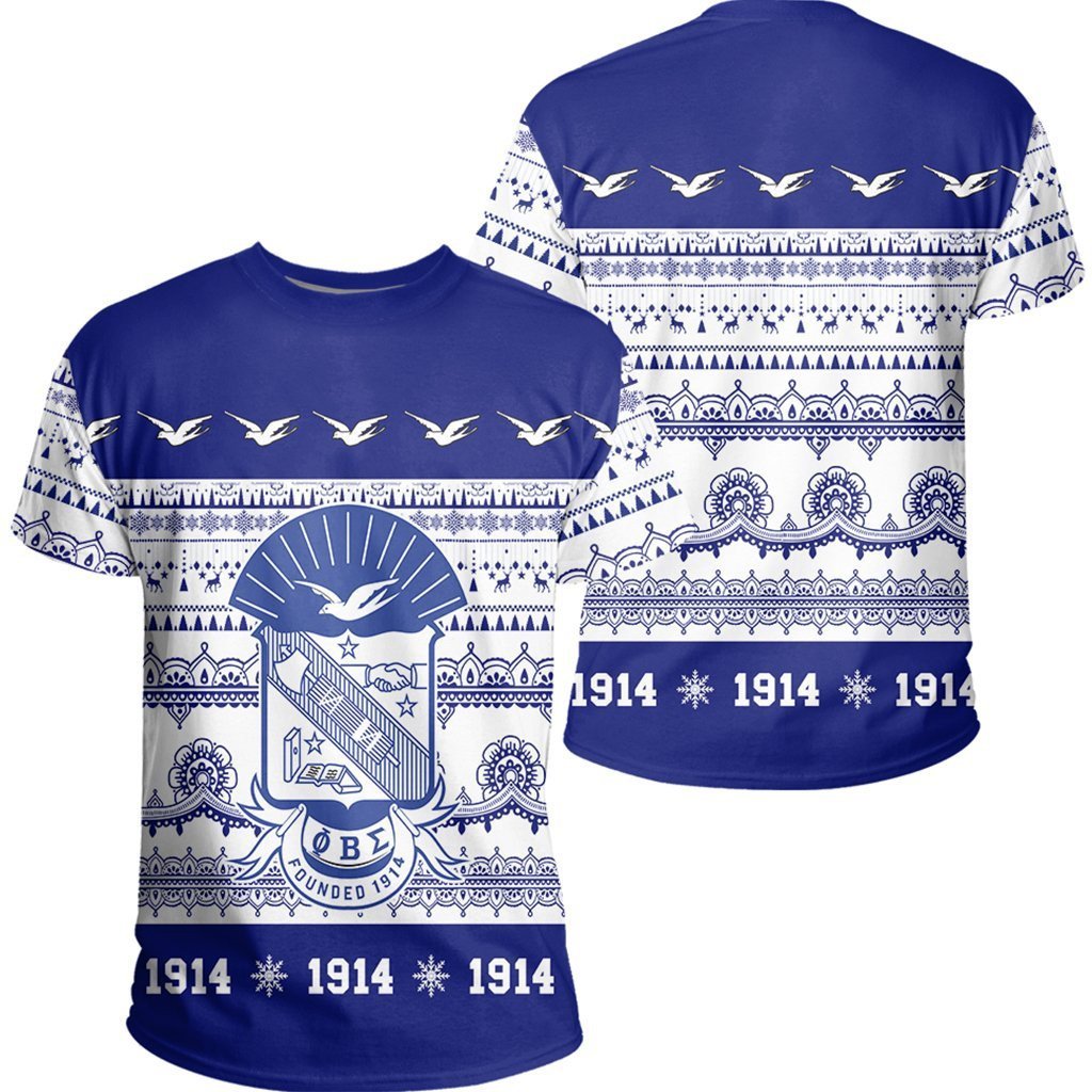 Fraternity Tshirt – Phi Beta Sigma Xmas Establish Year Tshirt