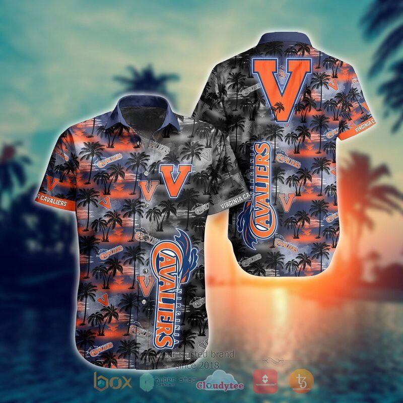 NCCA Virginia Cavaliers Coconut Tree Hawaiian Shirt