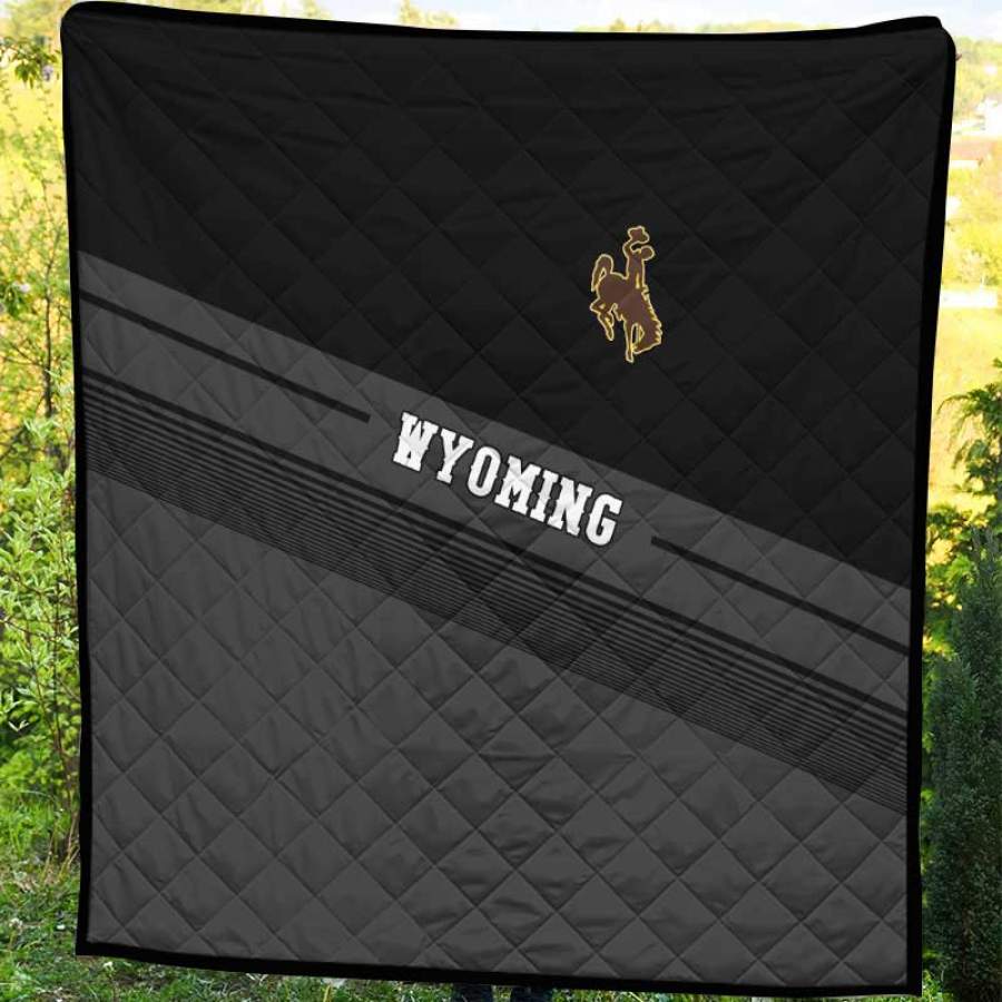 Wyoming Cowboys Classic But Amazing In Gray Personalized Custom 3D Full Print Blanket