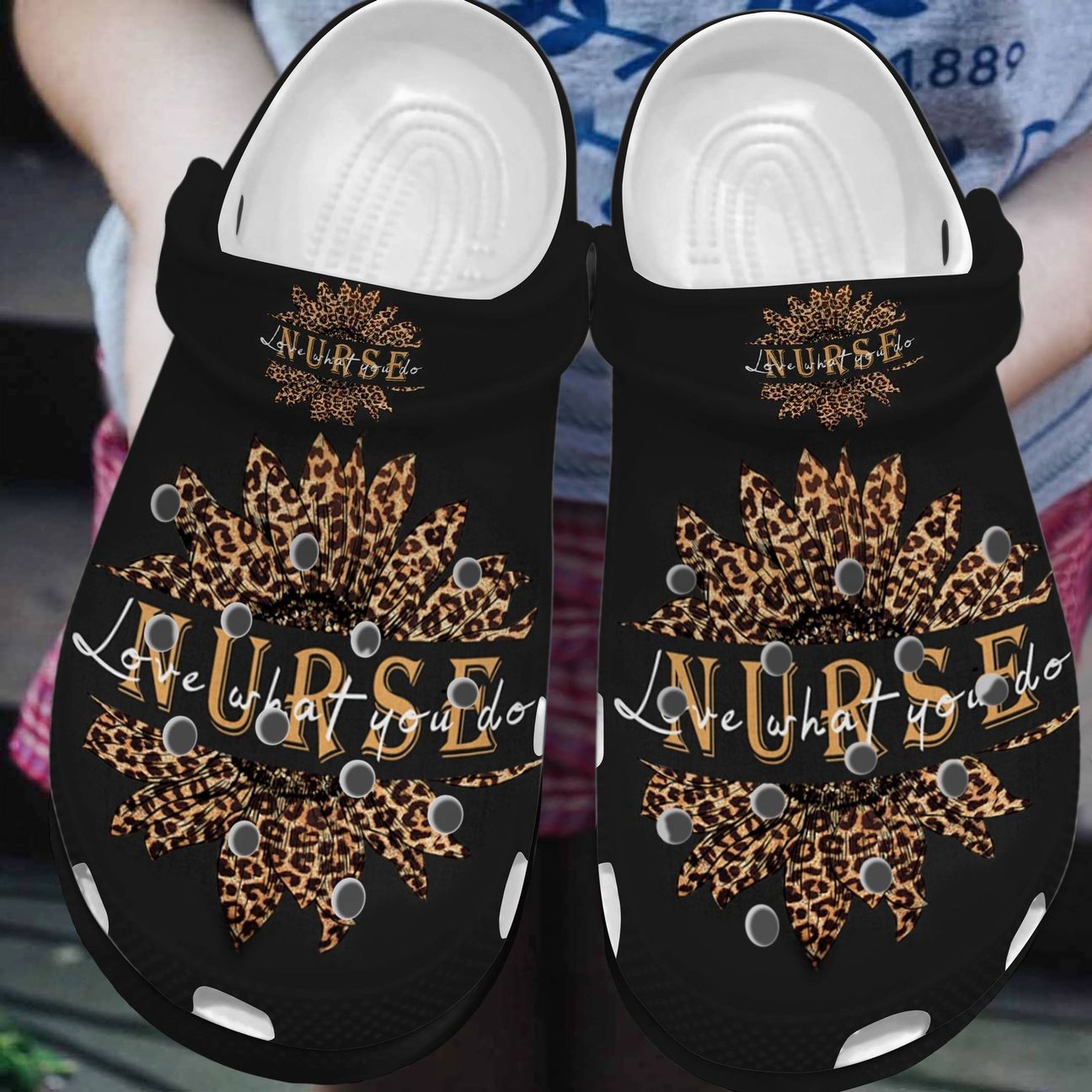 Nurse Personalized Clog, Custom Name, Text, Color, Number Fashion Style For Women, Men, Kid, Print 3D Love What You Do