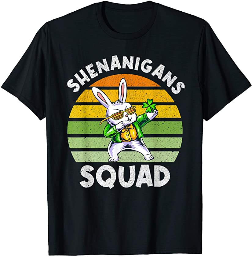 Bunny Shenanigans Squad Matching St Patricks Group Vintage T-Shirt