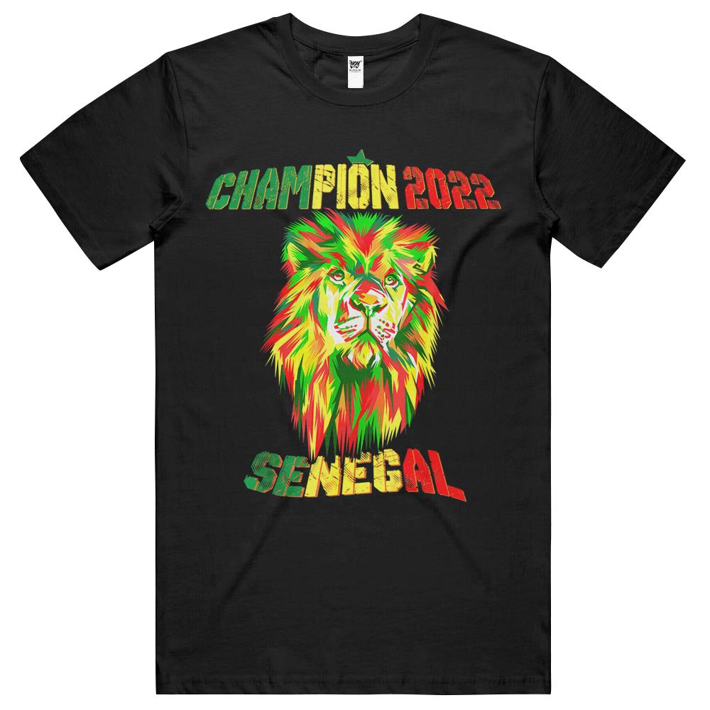 Senegalese Soccer Team Champion 2022 African Cup Senegal T Shirts