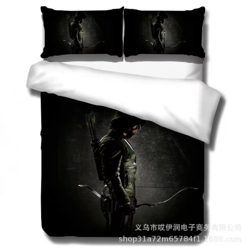 Arrow Oliver Queen 3 Duvet Cover Pillowcase Home Decor 3D Bedding Set Decor 5448