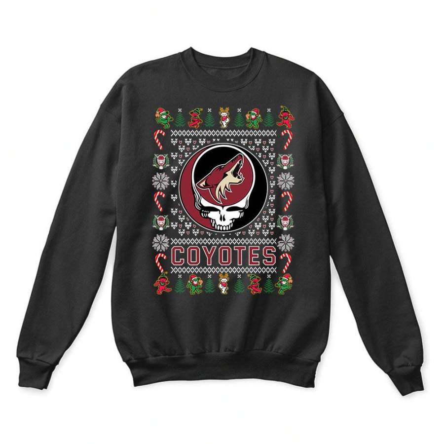 Arizona Coyotes x Grateful Dead Christmas Ugly Sweater