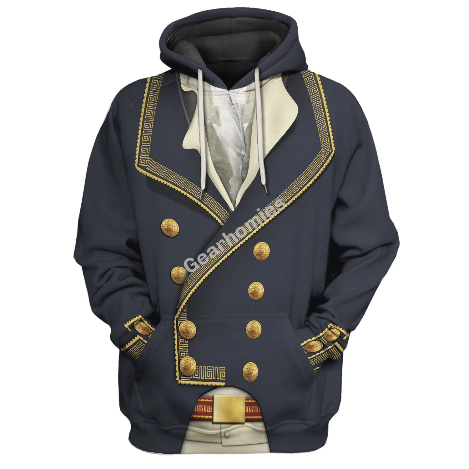 Marquis De Lafayette Historical Hoodies Pullover Sweatshirt Tracksuit