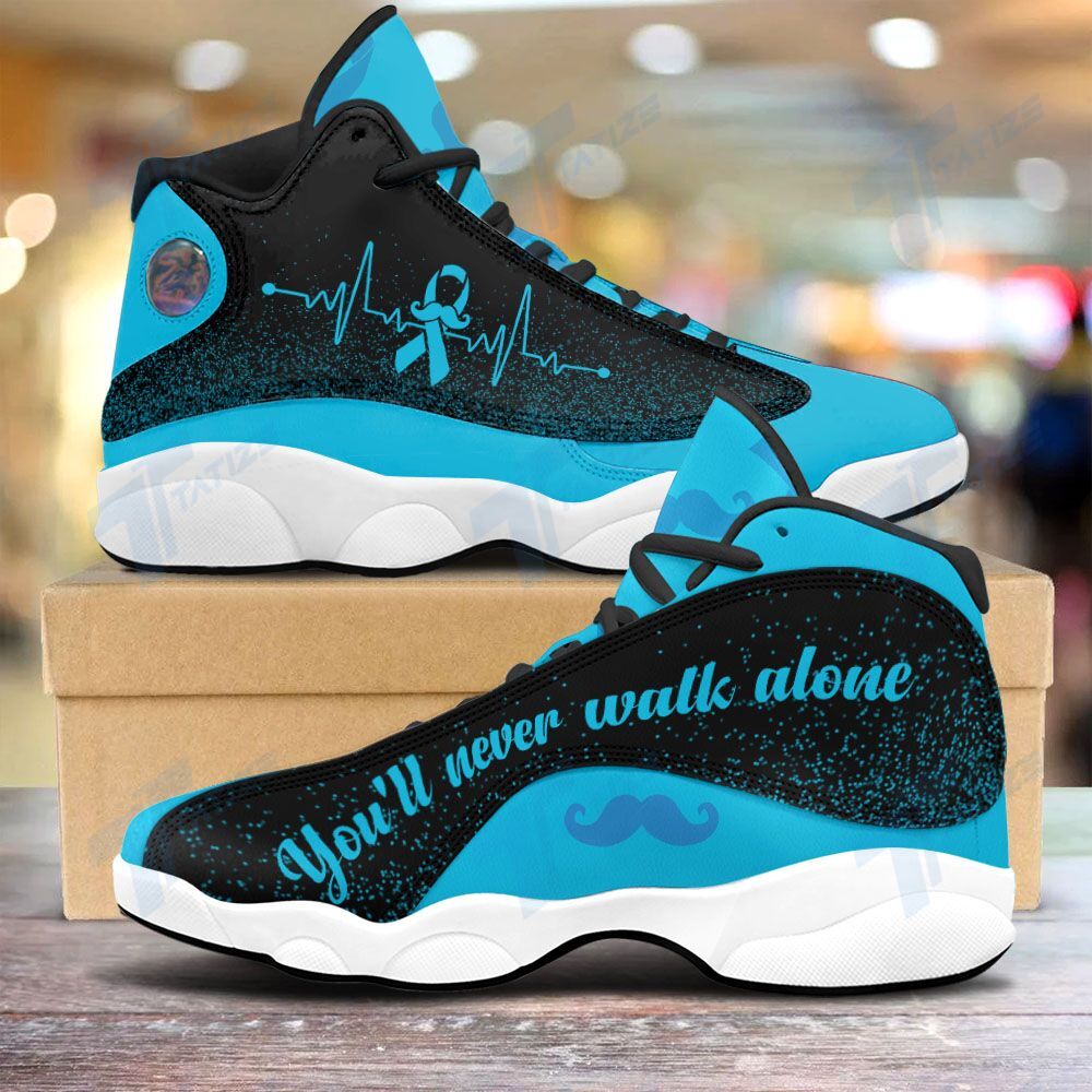 Prostate Cancer You’ll never walk alone 13 Sneakers XIII Shoes
