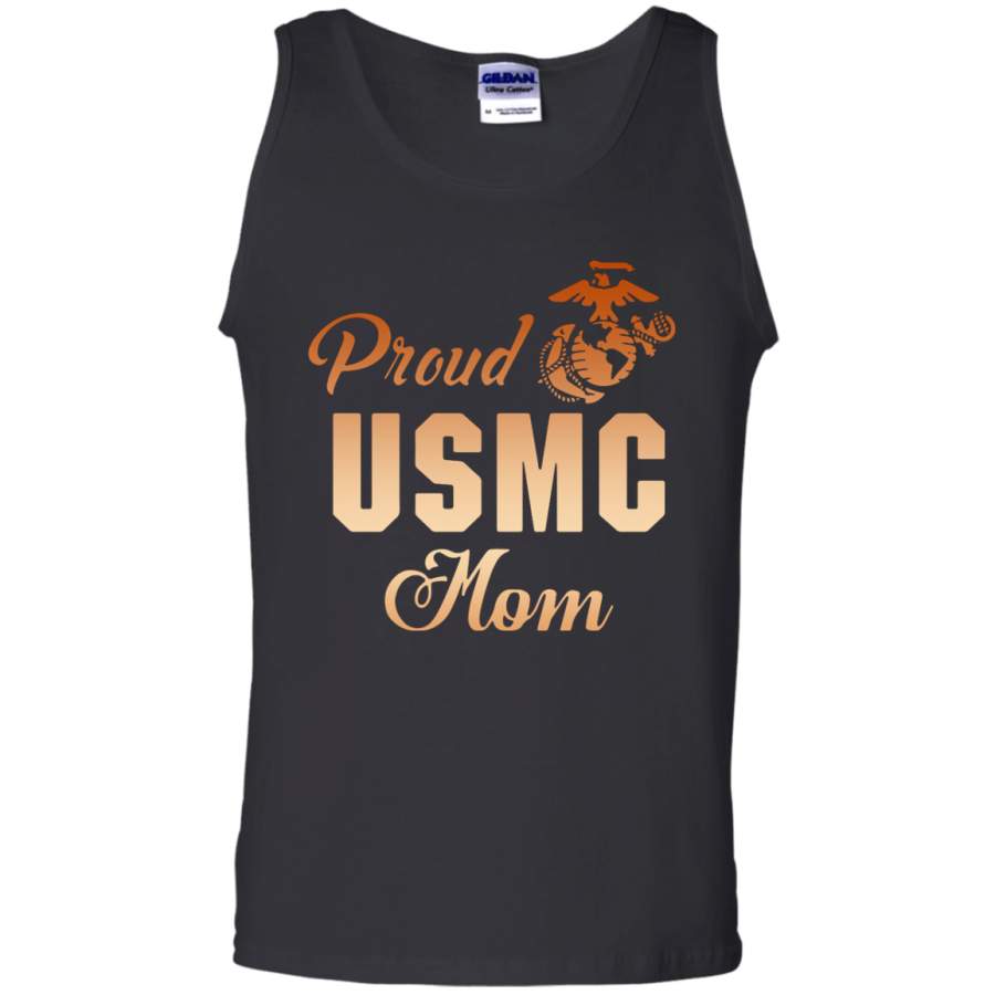 Proud USMC Marine Corps Mom Tank Top T-Shirt