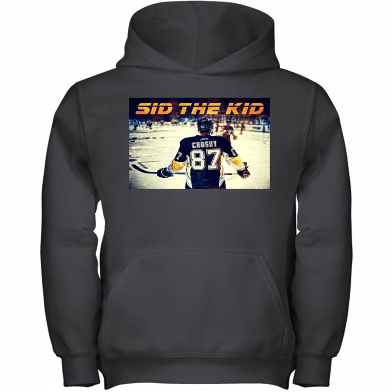 SID THE KID Sidney Crosby Retro Vintage Art Pittsburgh Penguins Hockey Youth Hoodie