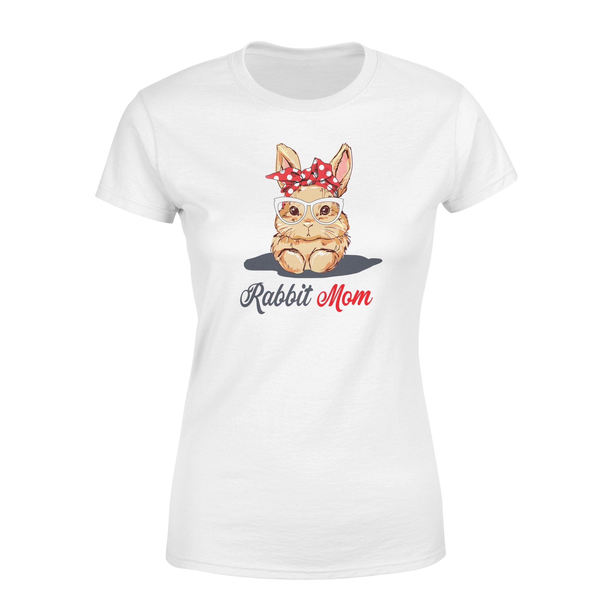 Rabbit  Mom Bow – Premium Women’S Tee