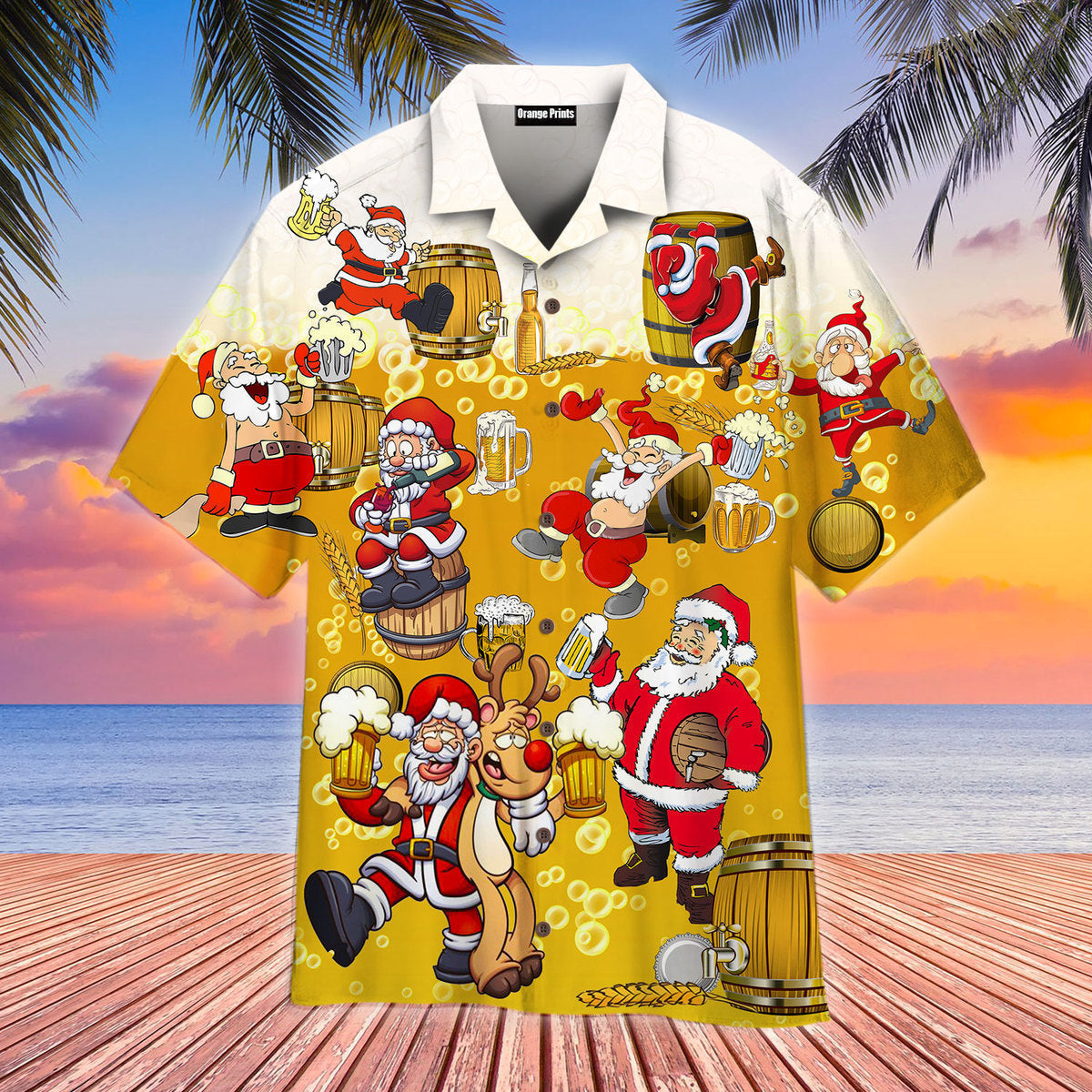 Christmas Dear Santa Heres Your Beer Hawaiian Shirt – For Men And Women