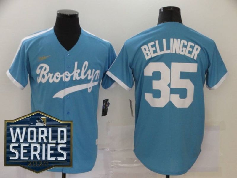 Brooklyn Dodgers Cody Bellinger #35 2020 MLB Teal Jersey