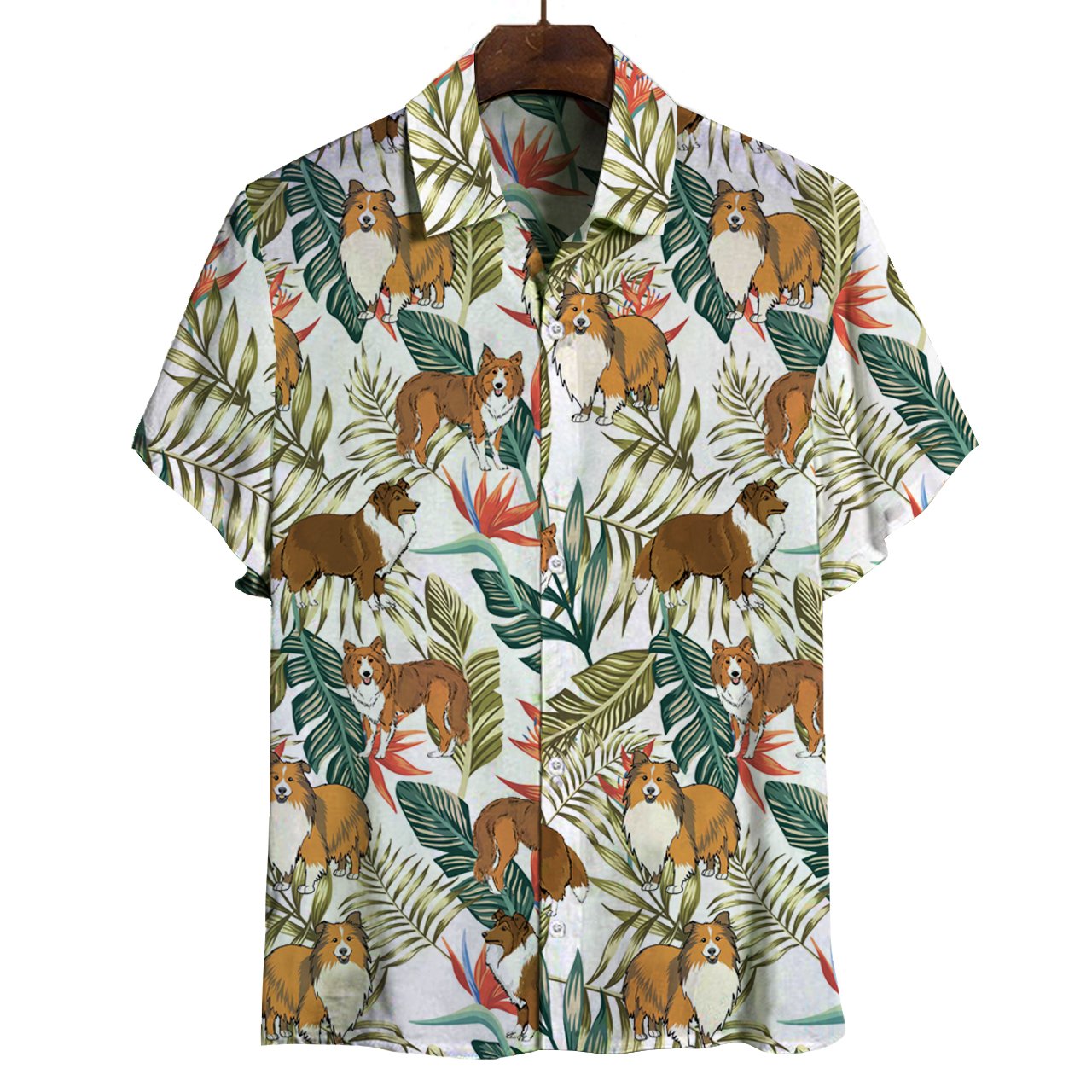 Rough Collie Hawaii Shirt Ha48921