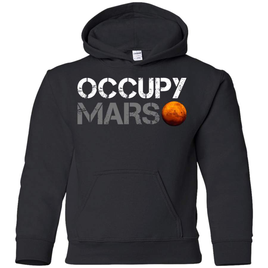 AGR Occupy Mars – Elon Musk Youth Pullover Hoodie