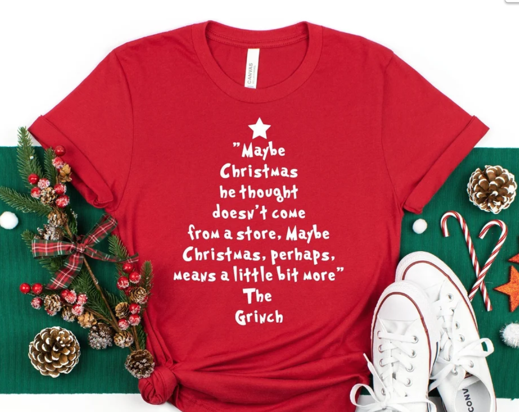 Christmas Sweatshirt, The Grinch Quote Shirt, Grinch Shirt, Christmas Shirt