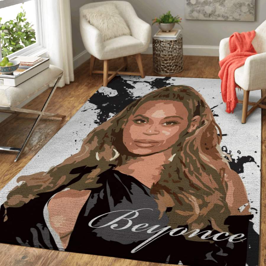 Beyonce – Music Artists Art For Fans Area Rug Living Room Carpet Floor Decor