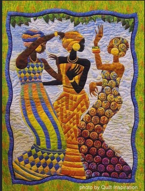 African Women Quilt Cispg