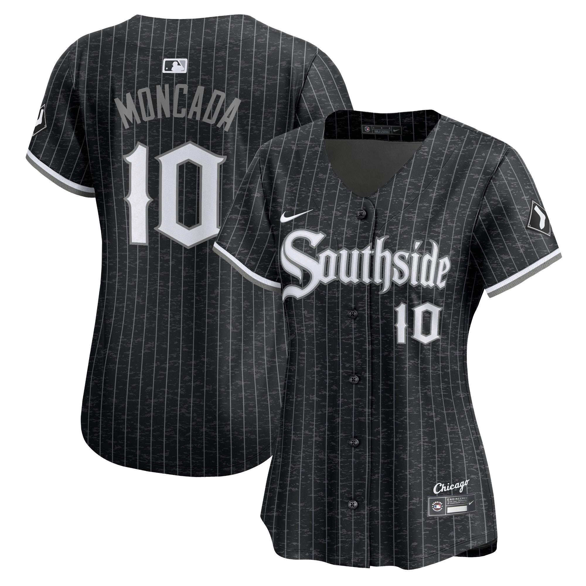 Yoán Moncada Chicago White Sox Women's City Connect Limited Player Jersey – Black