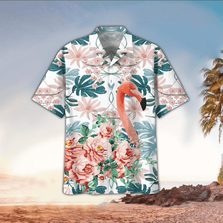 Flamingo Hawaiian Shirt For Lovers Ha58514