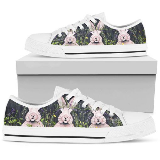 Cute Rabbit Low Top Shoes