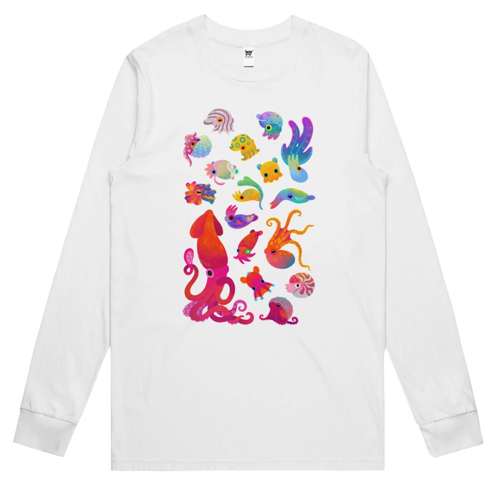 Cephalopod Long Sleeve T Shirts