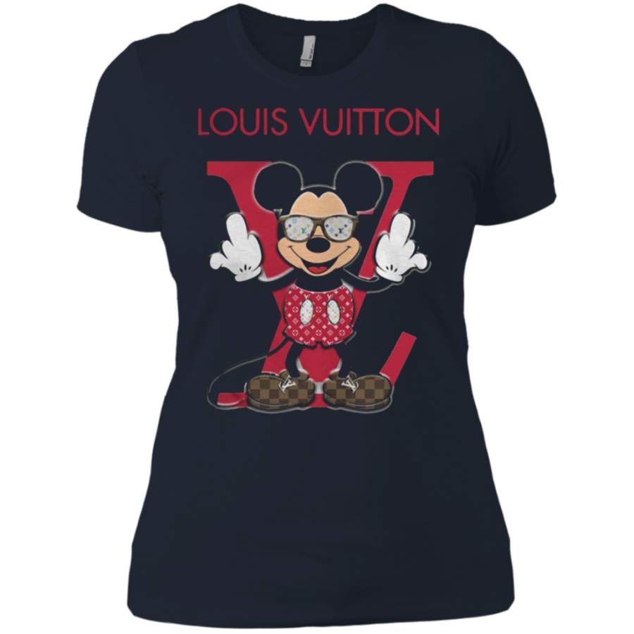 Disney Mickey Mouse Louis Vuitton fashion shirt Ladies’ Boyfriend shirt – Potpi Store