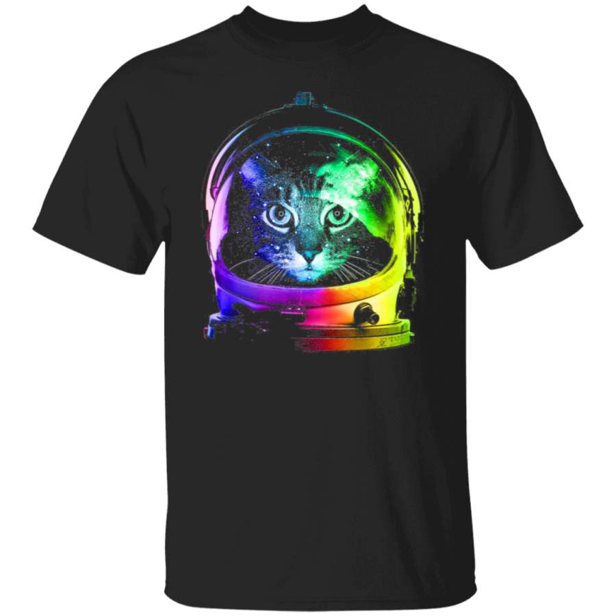 Astronaut Cat – Neon Space Cat T-Shirt