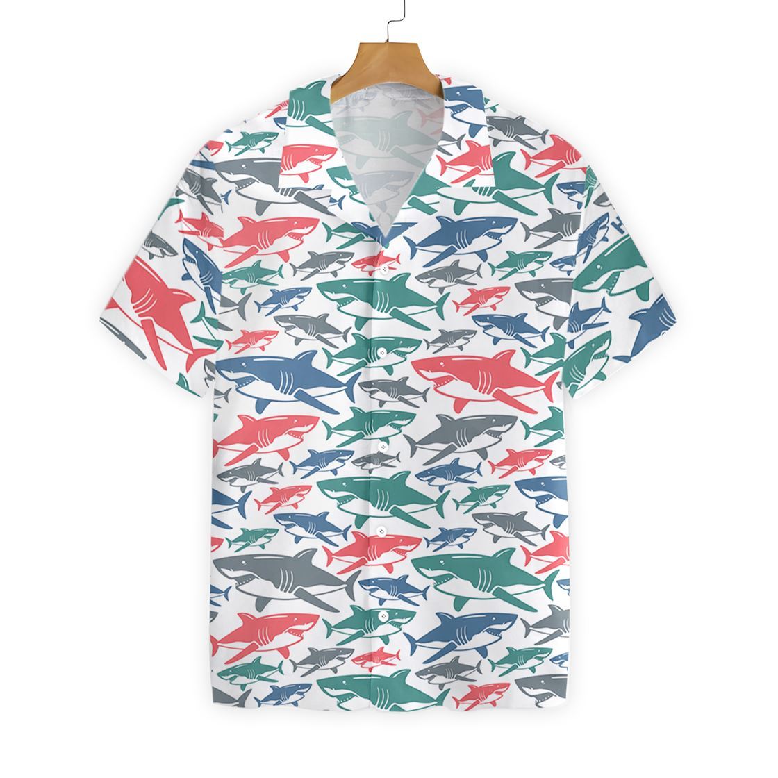 Shark Pattern 14 2810 Hawaii Shirt Ha109920