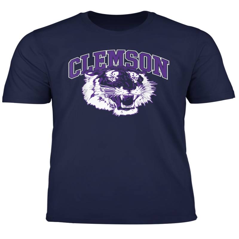 Clemson Vintage South Carolina Sports Retro Tiger Face Gift T Shirt