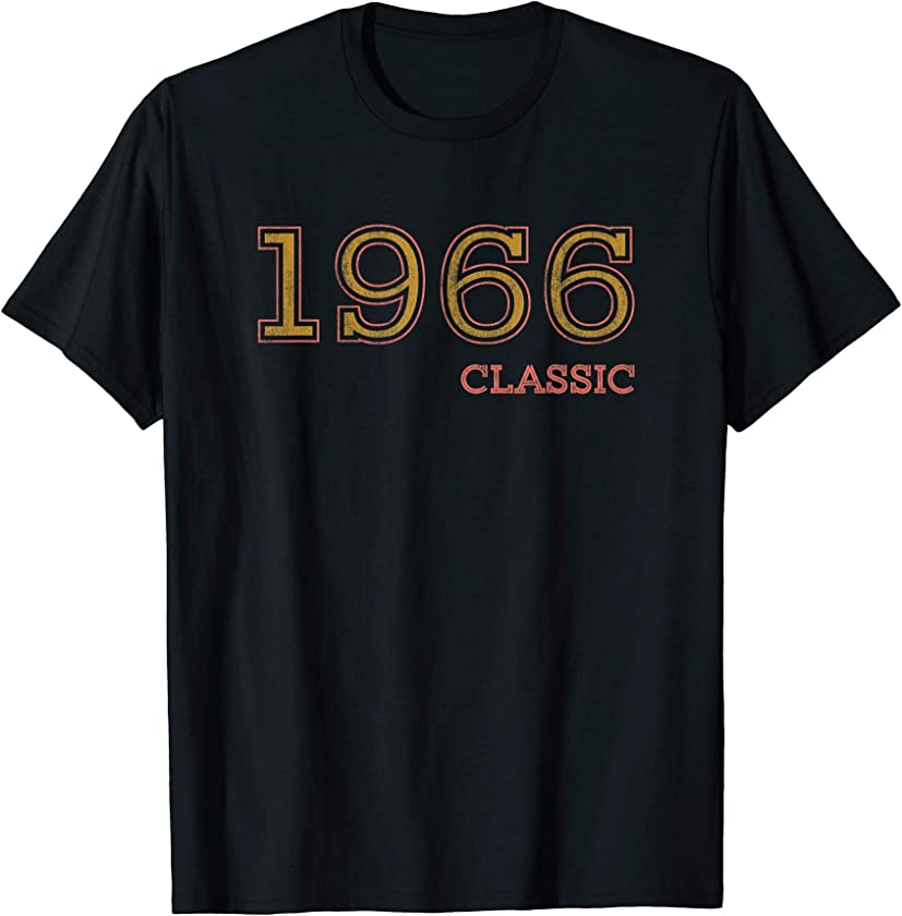 55th Birthday Vintage Tshirt, Classic 1966 Shirt, Gift Idea T-Shirt