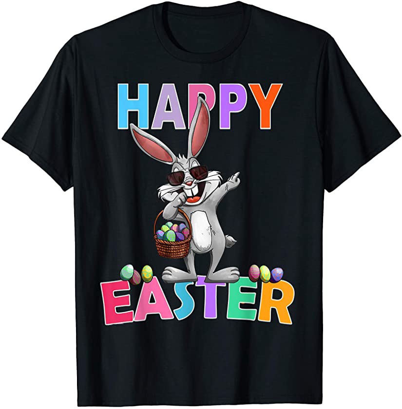 Dabbing Rabbit Cute Easter Bunny Easter Day Happy Easter T-Shirt