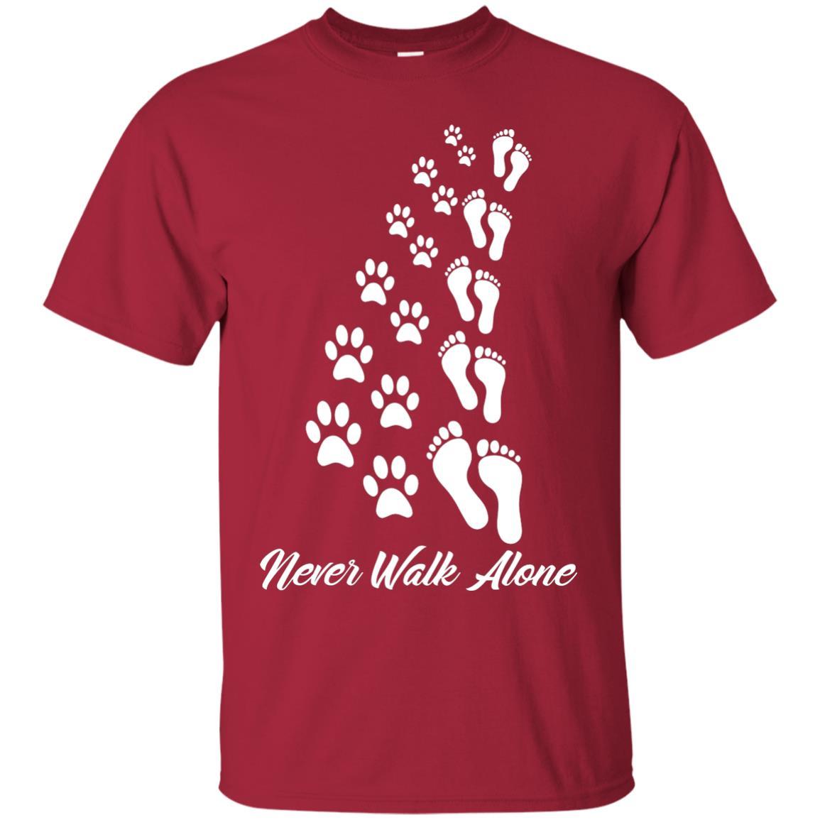 Never Walk Alone Pet Lovers Standard T-shirt