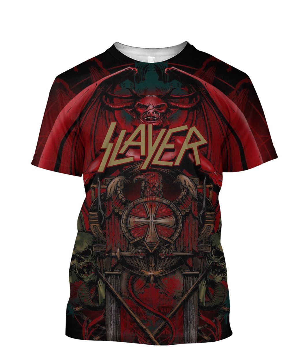 Slayer – 3D Hoodie, Zip-Up, Sweatshirt, T-Shirt #1