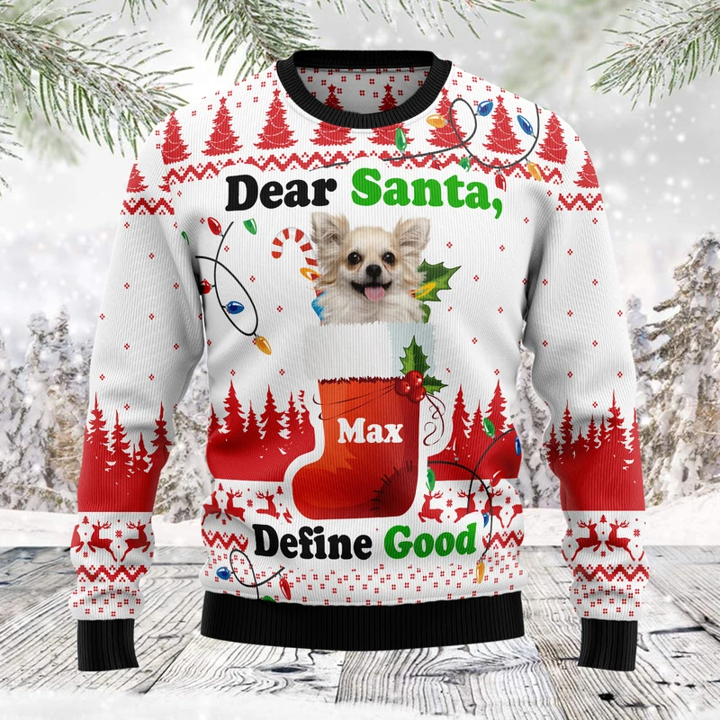 Dear Santa, Define Good Ugly Christmas Sweater | For Men & Women | Adult | Us5959