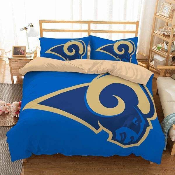 3D Customize Los Angeles Rams Bedding Set Duvet Cover