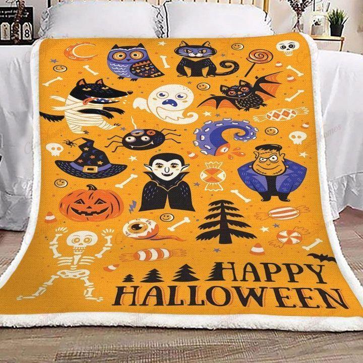 Halloween Fleece Blankets, Halloween Blanket, Halloween Throw Blanket, Halloween Fleece Blanket 14 – Blanket, 30X40, Blanket Sofa Bed