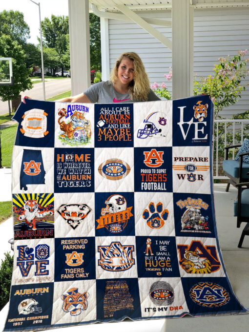 Auburn Tigers 1 Quilt Blanket A95