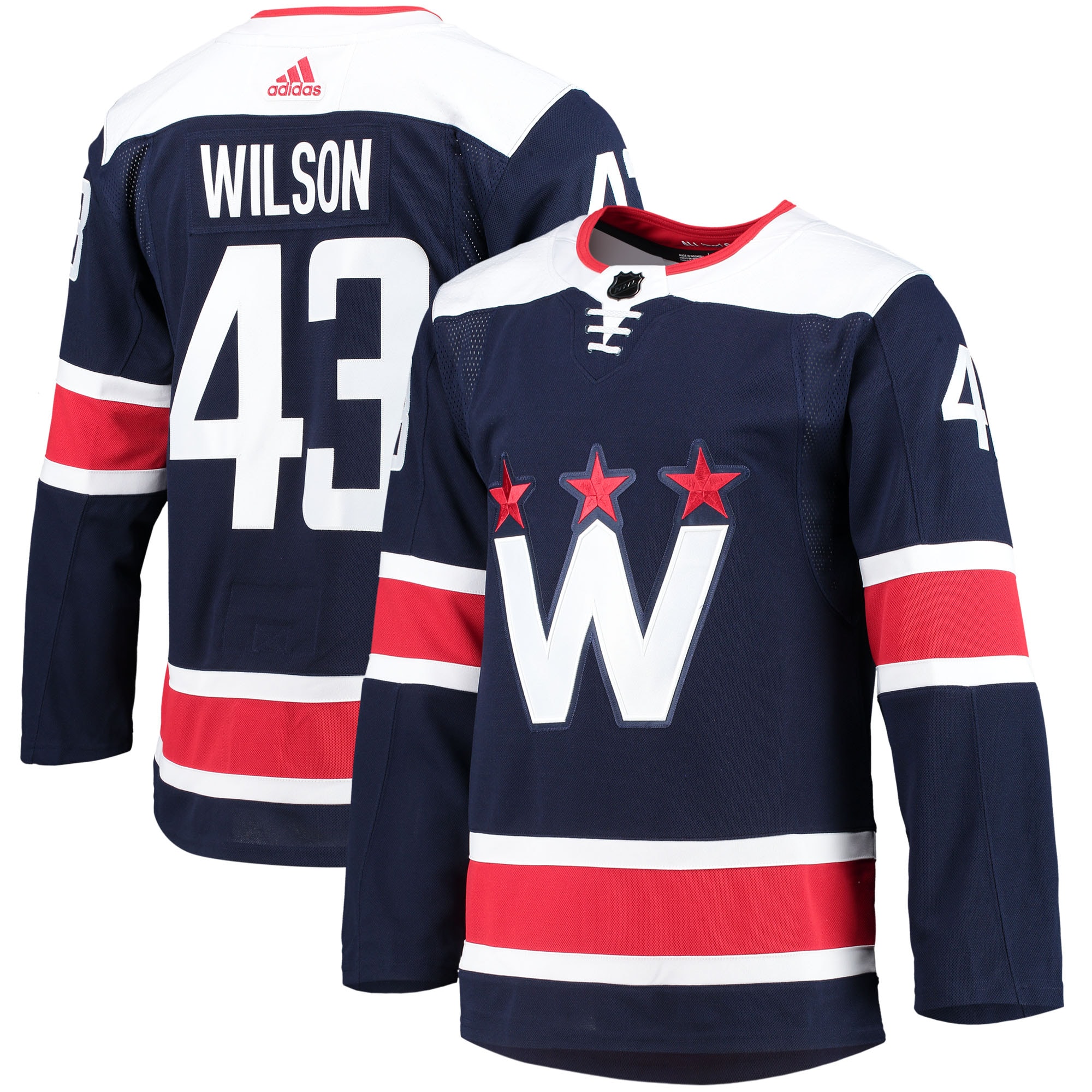 Tom Wilson Washington Capitals Alternate Primegreen Authentic Player Jersey – Navy