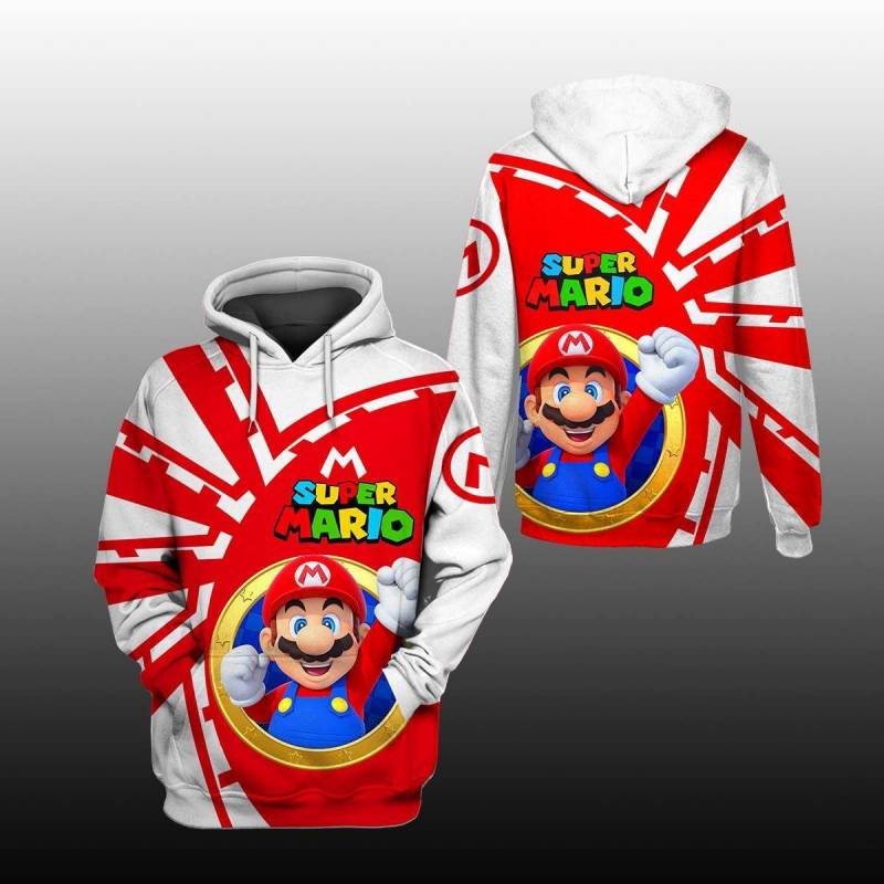 3D All Over Printed Super Mario LPH Shirts