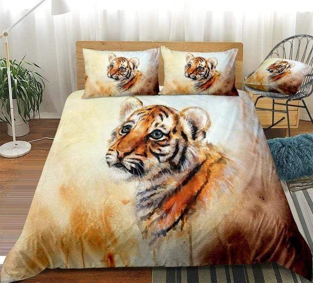 Baby Tiger 3 Pieces Quilted Comforter Set