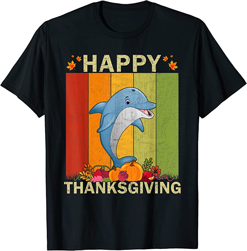 Whale Lover Retro Graphic Family Matching Thanksgiving T-Shirt