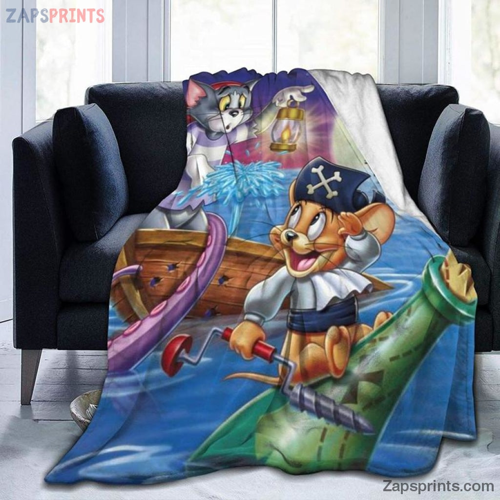 Tom And Jerry Shiver Me Whiskers Blanket