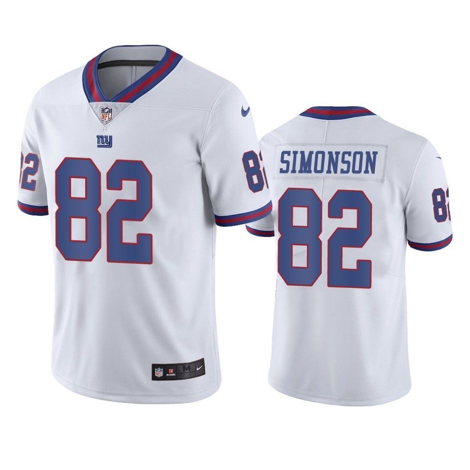 New York Giants Color Rush Limited Scott Simonson Mens Jersey