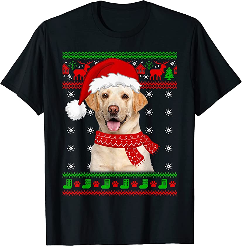 Labrador Dog Ugly Sweater Christmas Puppy Dog Lover T-Shirt