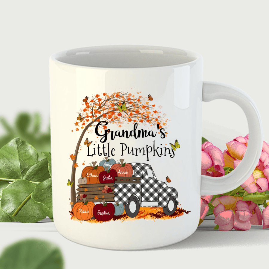 Grandma’S Little Pumpkins Mug