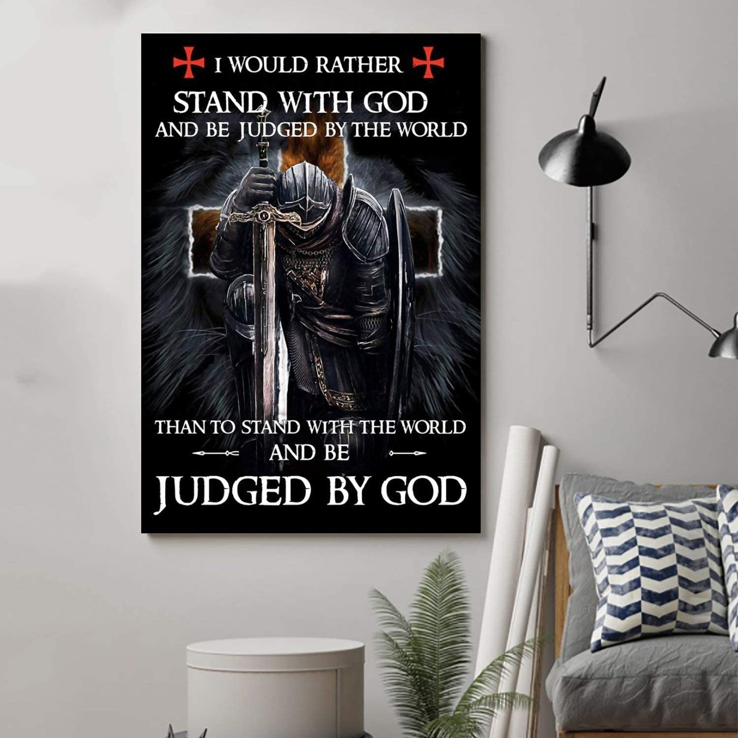 Cara Poster – Knight Templar Poster – Judged By God- Wall Art – Home Decor- Wall Art – Home Decor