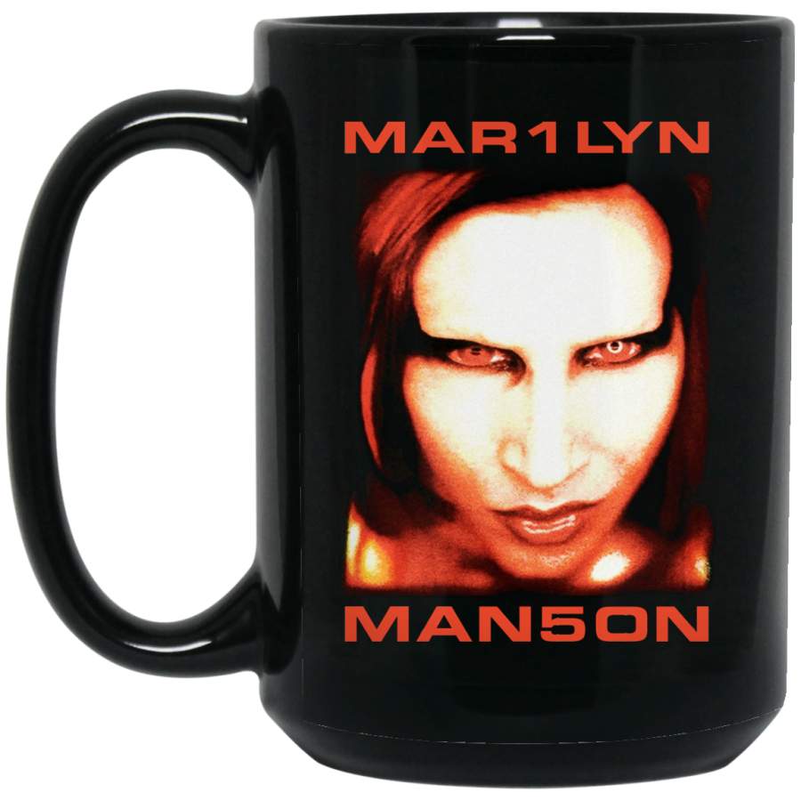 Marilyn Manson Bigger Than Satan Big Black Mug