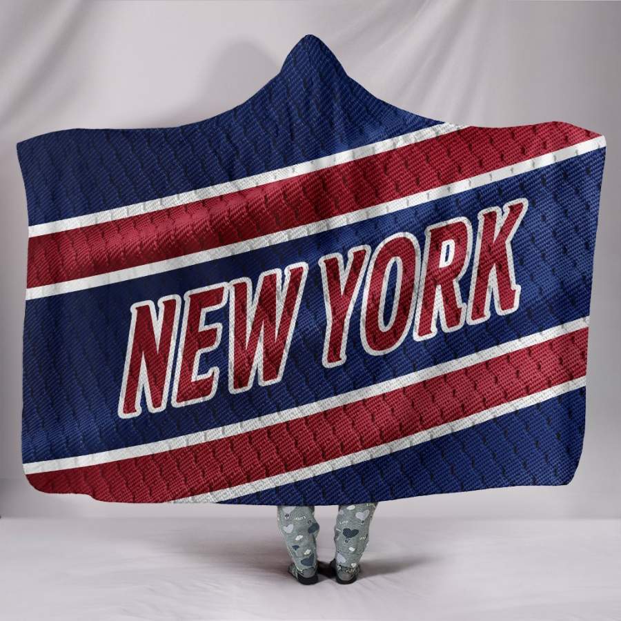 New York Giants Unofficial Football Jersey Hoodie Blanket