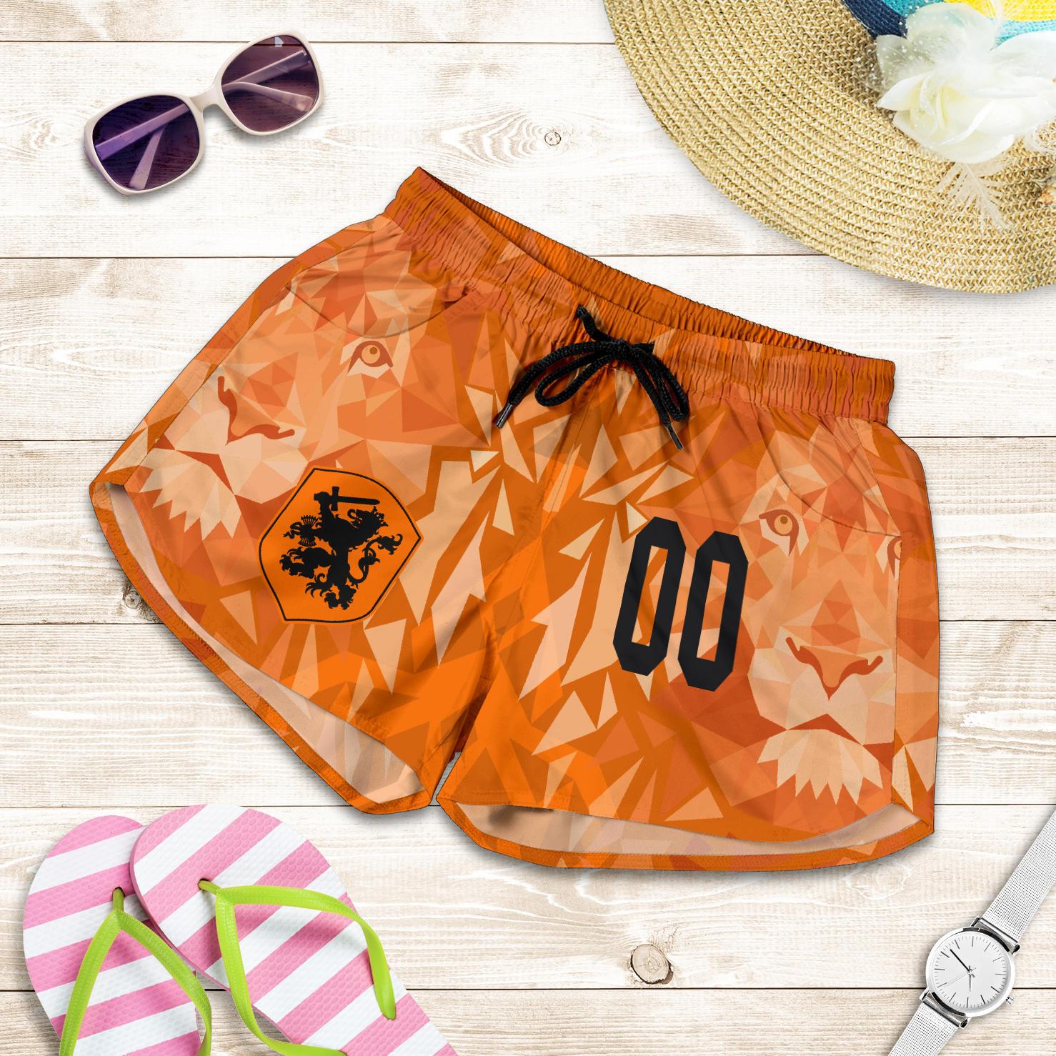 (Custom) Netherlands Lion All Over Print Women’s Shorts Euro Soccer A27