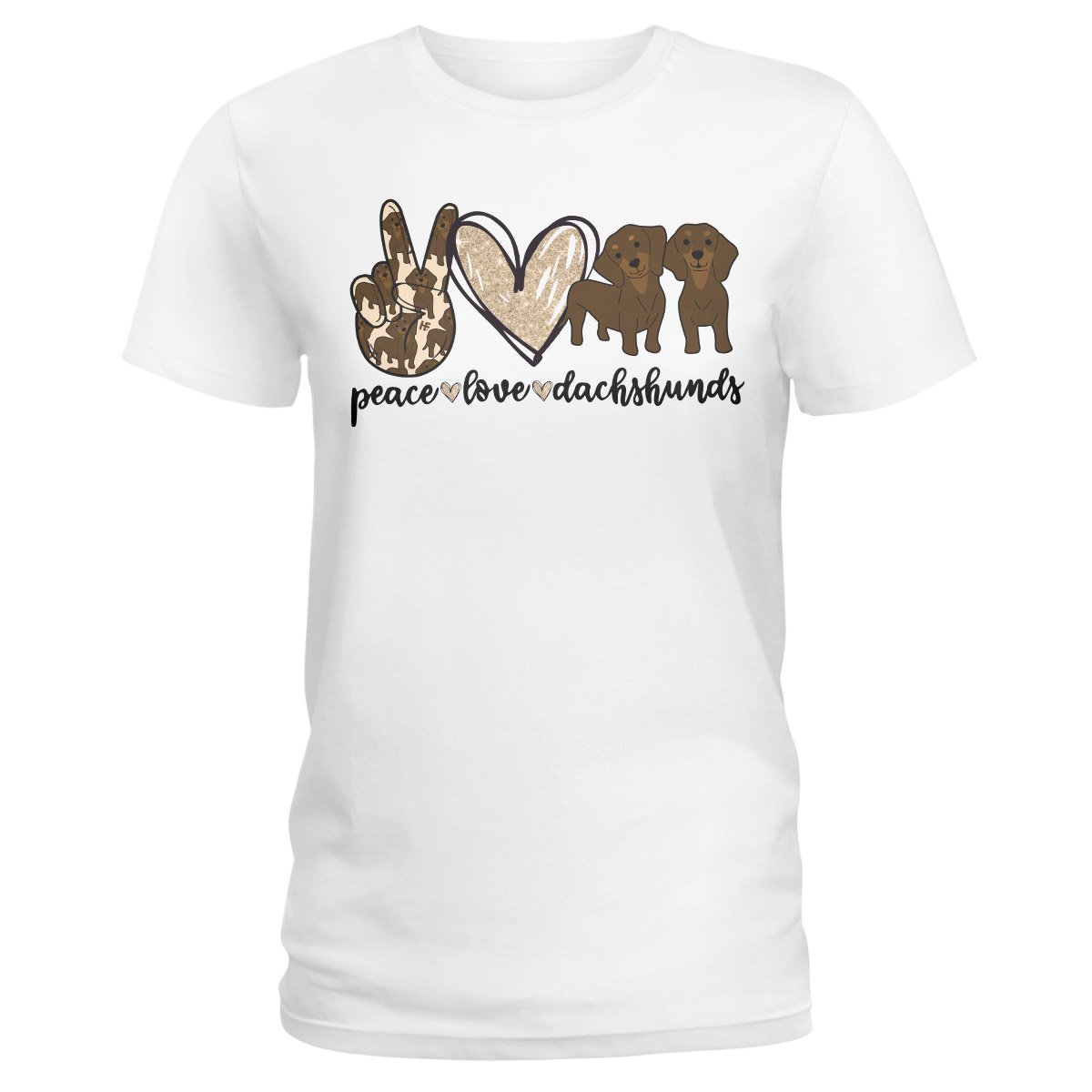 Dachshund Lovers Shirt 02 Ez01 1009 Ladies T-Shirt