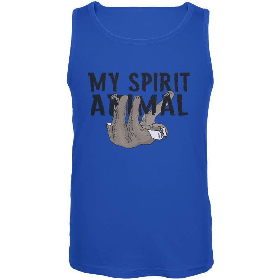 Sloth My Spirit Animal Mens Tank Top